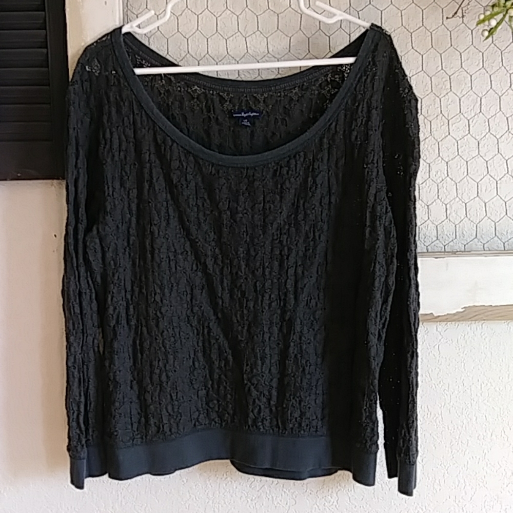 Lace sweater